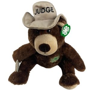 4-H Judge Bear Embroidered Beanie John G Glory Be Limited Edition 2007 Plush Toy